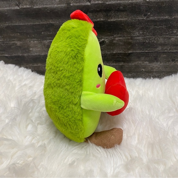 ❌SOLD❌DAN DEE LET'S AVO CUDDLE VALENTINE'S DAY STUFFED PLUSH AVOCADO HEART - Picture 6 of 7